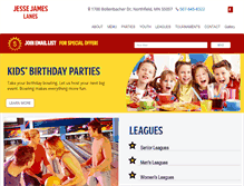Tablet Screenshot of jessejameslanes.com